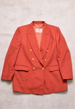 Women's Vintage 80s Aquascutum Pure Wool Blazer Jacket