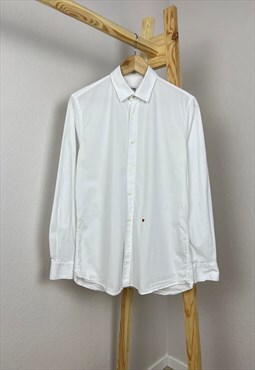 Mens MOSCHINO Shirt Long Sleeve White
