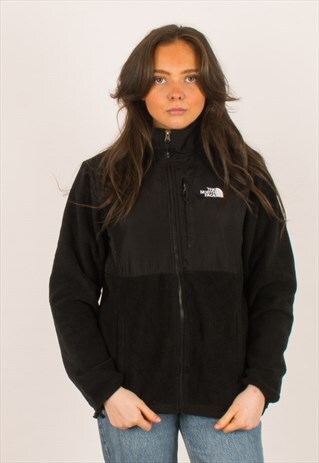 VINTAGE BLACK NORTH FACE DENALI FLEECE LARGE