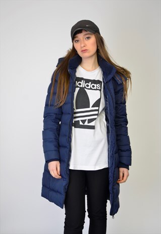 VINTAGE TOMMY HILFIGER LONGLINE PUFFA JACKET