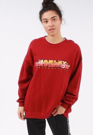 90S HARLEY DAVIDSON GRADIENT LOGO SWEATSHIRT