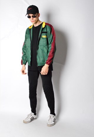 VINTAGE 90S GREEN WORK JACKET
