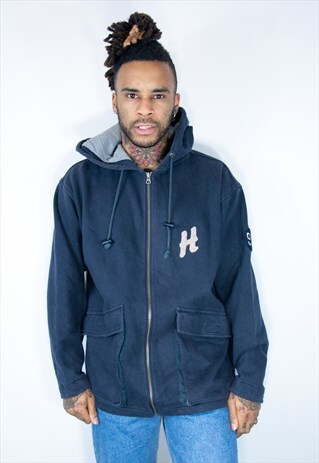 TOMMY HILFIGER VINTAGE HOODIE BLUE