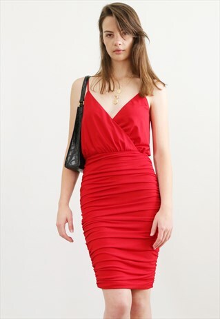 ELENA SLINKY MINI DRESS- 2020 SCARLET RED