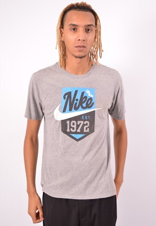 VINTAGE NIKE T-SHIRT TOP GREY