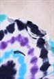 WOMEN'S WRANGLER WHITE PURPLE TIE DYE SWEATER