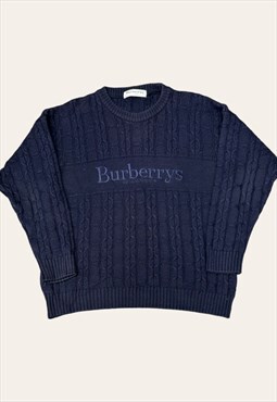 Burberry Embroidered Knit Jumper M