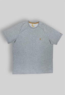 Carhartt Pocket Logo T-Shirt in Grey