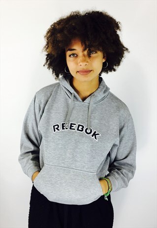 REEBOK EMBROIDERED LOGO HOODIE