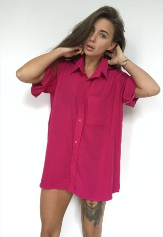 PATTERNED OVERSIZED RETRO VINTAGE UNISEX FESTIVAL SHIRT