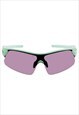 SUNGLASSES IN MINT GREEN FRAME WITH SMOKE GREY LENS