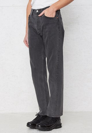 VINTAGE GREY LEVI'S 501 FIT DENIM JEANS
