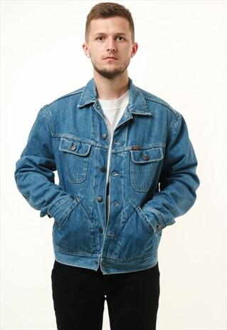 90S VINTAGE RIFLE OLDSCHOOL DENIM JACKET 15293
