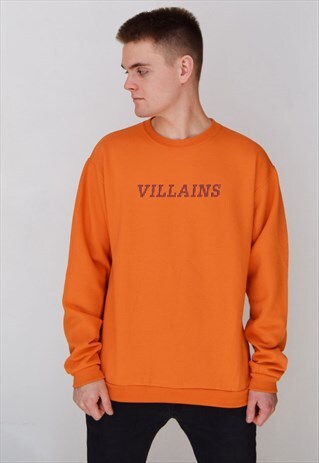 ORANGE VILLAINS LINED (NAVY) SWEATSHIRT