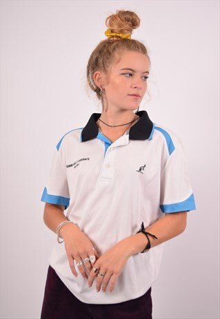 VINTAGE AUSTRALIAN POLO SHIRT WHITE