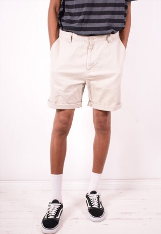 NAUTICA MENS VINTAGE SHORTS W36 GREY 90S