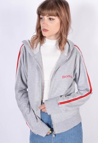 VINTAGE REEBOK HOODIE GREY