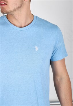Vintage US Polo Assn T-Shirt in Blue Short Sleeve Medium