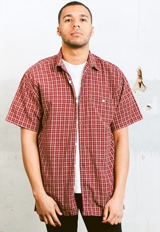 VINTAGE CHECK PATTERN SHIRT