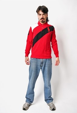 Polo Ralph Lauren vintage polo shirt in red colour Number 3