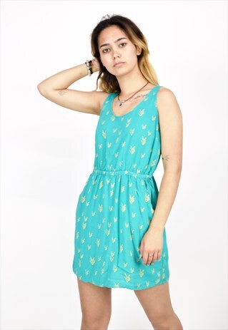 VINTAGE 90'S PATTERNED MINI DRESS