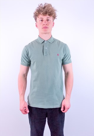 VINTAGE RALPH LAUREN POLO SHIRT IN GREEN