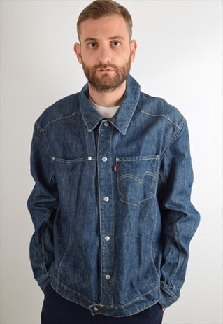engineered jacket jeans levis jackets asos marketplace 1612 xl coats