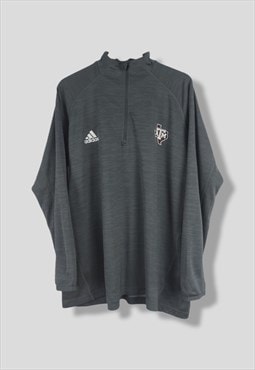 Vintage Adidas Football Aggies Sweatshirt in Grey XL