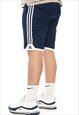 VINTAGE ADIDAS NAVY SPORTS LOGO SHORTS MENS