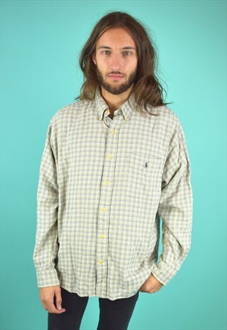 VINTAGE 90'S RALPH LAUREN CHECKED SHIRT