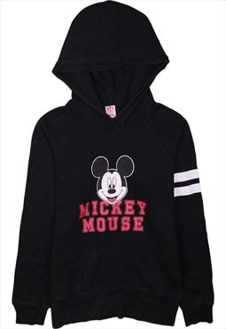 Vintage 90's Disney Hoodie Mickey Mouse Pullover Black