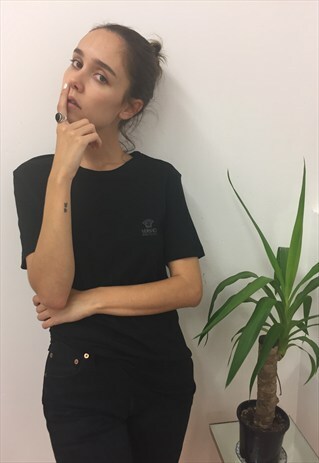 ORIGINAL VERSACE BASIC T-SHIRT MEDUSSA LOGO