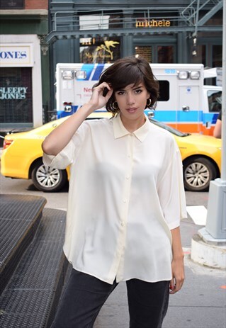 1980'S VINTAGE SILK BLOUSE