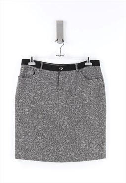 Armani Vintage Tube Skirt in Grey- 48