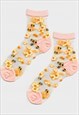 Honey Bee Sheer Socks