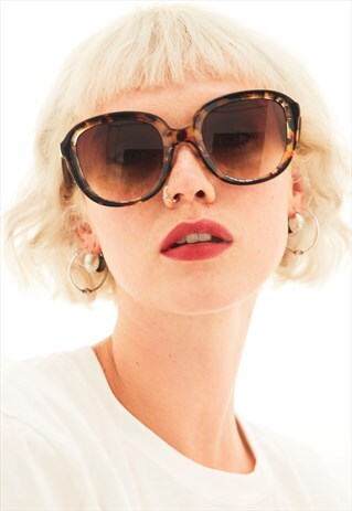 ABBY - OVERSIZED GLAMOROUS TORTOISESHELL SUNGLASSES
