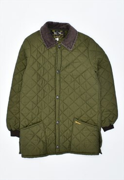 Vintage 90's Barbour Quilted Jacket Khaki