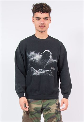 90'S NATURAL WONDERS SWEATSHIRT BEAR PRINT