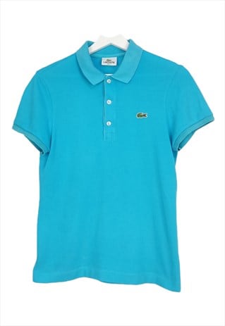 VINTAGE LACOSTE BLUE SKY POLO SHIRT IN BLUE M