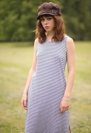 VINTAGE MIDI/ MAXI STRIPED DRESS