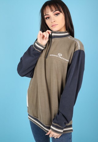 VINTAGE SERGIO TACCHINI ZIP UP SWEATSHIRT NSW31