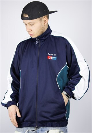 VINTAGE MENS REEBOK TRACK TOP SUIT JACKET