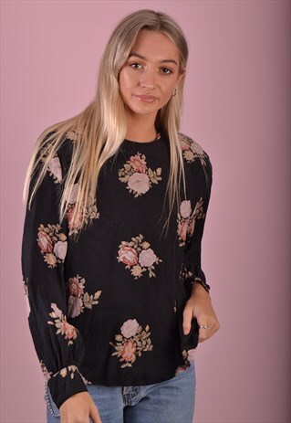 BLACK LIGHTWEIGHT PATTERN SHIRT GSS1138