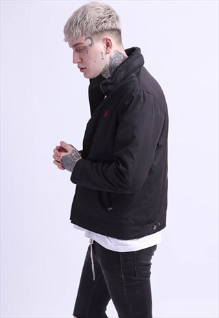 VINTAGE 90'S POLO RALPH LAUREN HARRINGTON INSULATED JACKET