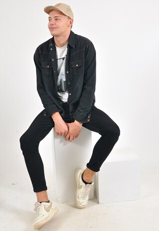 VINTAGE 90'S SHIRT IN BLACK