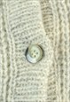 HANDMADE WOOL CARDIGAN SWEATER BUTTON UP JACKET AUTHENTIC