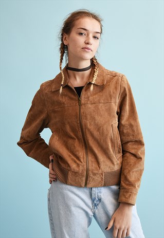 Y2K REAL GENUINE LEATHER TEEN JACKET