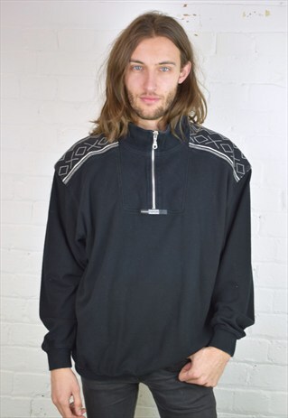 VINTAGE 90'S 1/4 ZIP SWEATSHIRT