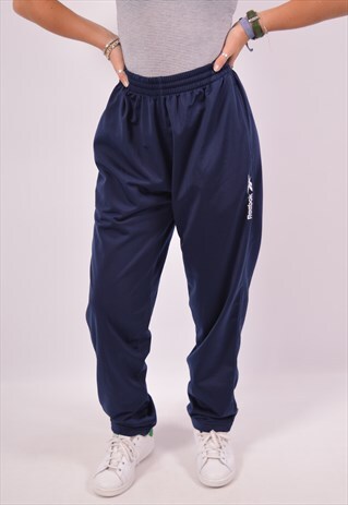VINTAGE REEBOK TRACKSUIT TROUSERS BLUE