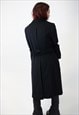 BURBERRY PRORSUM WOMAN BLACK CASHMERE BLEND TRENCH COAT